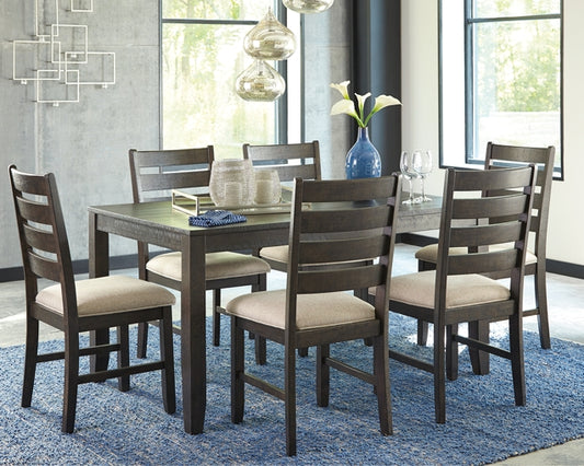 Rokane Dining Room Table Set (7/CN) - Premier Furniture & Mattress
