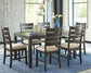 Rokane Dining Room Table Set (7/CN) - Premier Furniture & Mattress