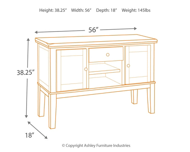 Haddigan Dining Room Server - Premier Furniture & Mattress