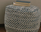 Chevron Pouf - Premier Furniture & Mattress