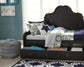 Chevron Pouf - Premier Furniture & Mattress