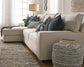 Chevron Pouf - Premier Furniture & Mattress