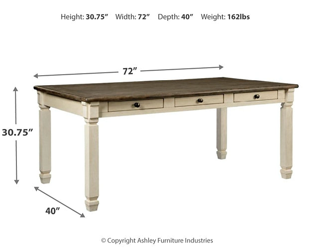Bolanburg Rectangular Dining Room Table - Premier Furniture & Mattress