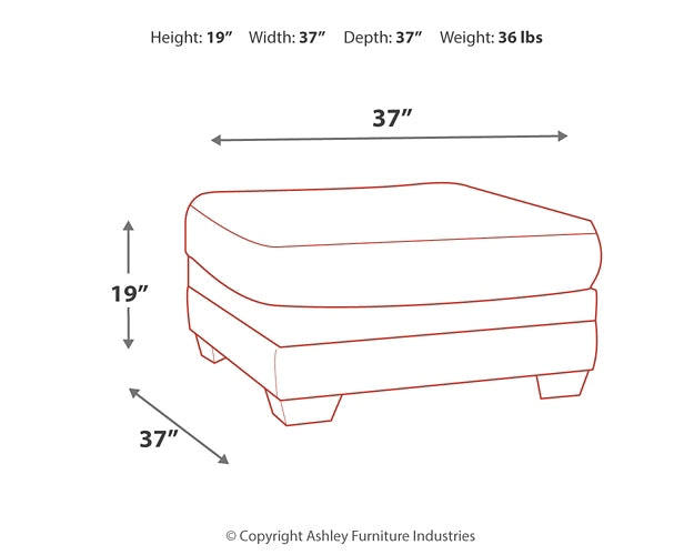 Tracling Oversized Accent Ottoman - Premier Furniture & Mattress