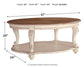 Realyn Oval Cocktail Table - Premier Furniture & Mattress