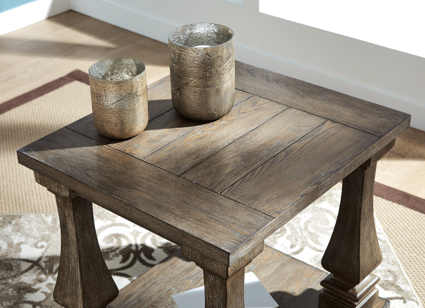 Johnelle Rectangular End Table - Premier Furniture & Mattress
