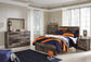 Derekson Panel Bed With 2 Storage Drawers - Premier Furniture & Mattress