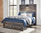 Drystan Panel Bed With 2 Storage Drawers - Premier Furniture & Mattress