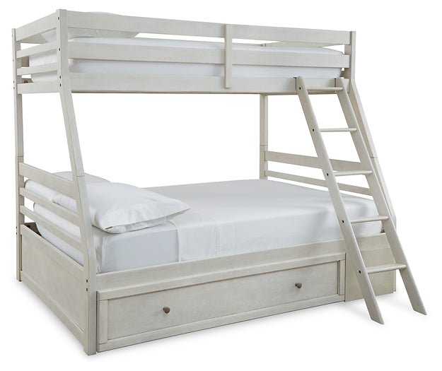 Robbinsdale Twin over Full Bunk Bed with Storage - Premier Furniture & Mattress