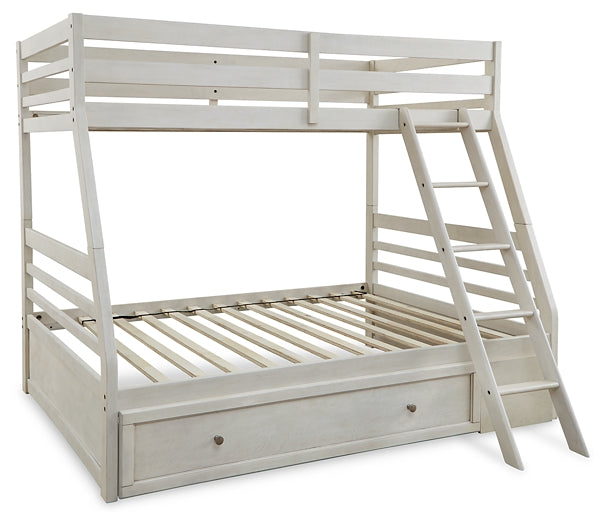 Robbinsdale Twin over Full Bunk Bed with Storage - Premier Furniture & Mattress