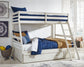 Robbinsdale Twin over Full Bunk Bed with Storage - Premier Furniture & Mattress