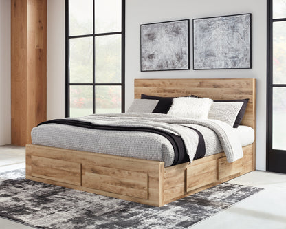 Hyanna Panel Storage Bed With 1 Under Bed Storage Drawer - Premier Furniture & Mattress