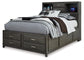 Caitbrook Storage Bed With 8 Storage Drawers With Mirrored Dresser - Premier Furniture & Mattress
