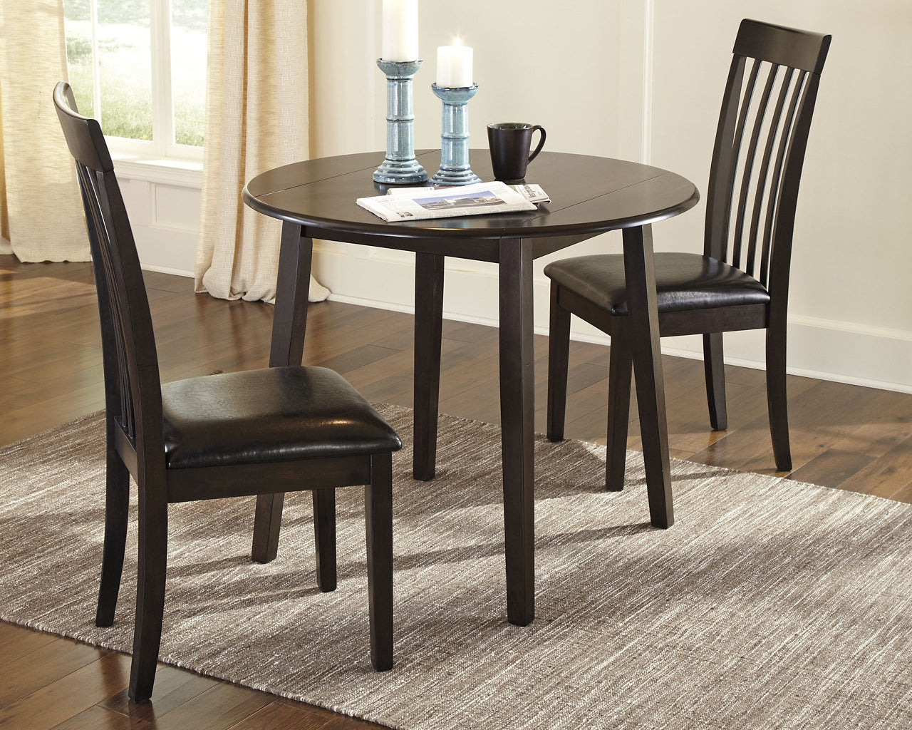 Hammis Dining Table and 2 Chairs - Premier Furniture & Mattress