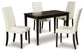 Kimonte Dining Table and 4 Chairs - Premier Furniture & Mattress