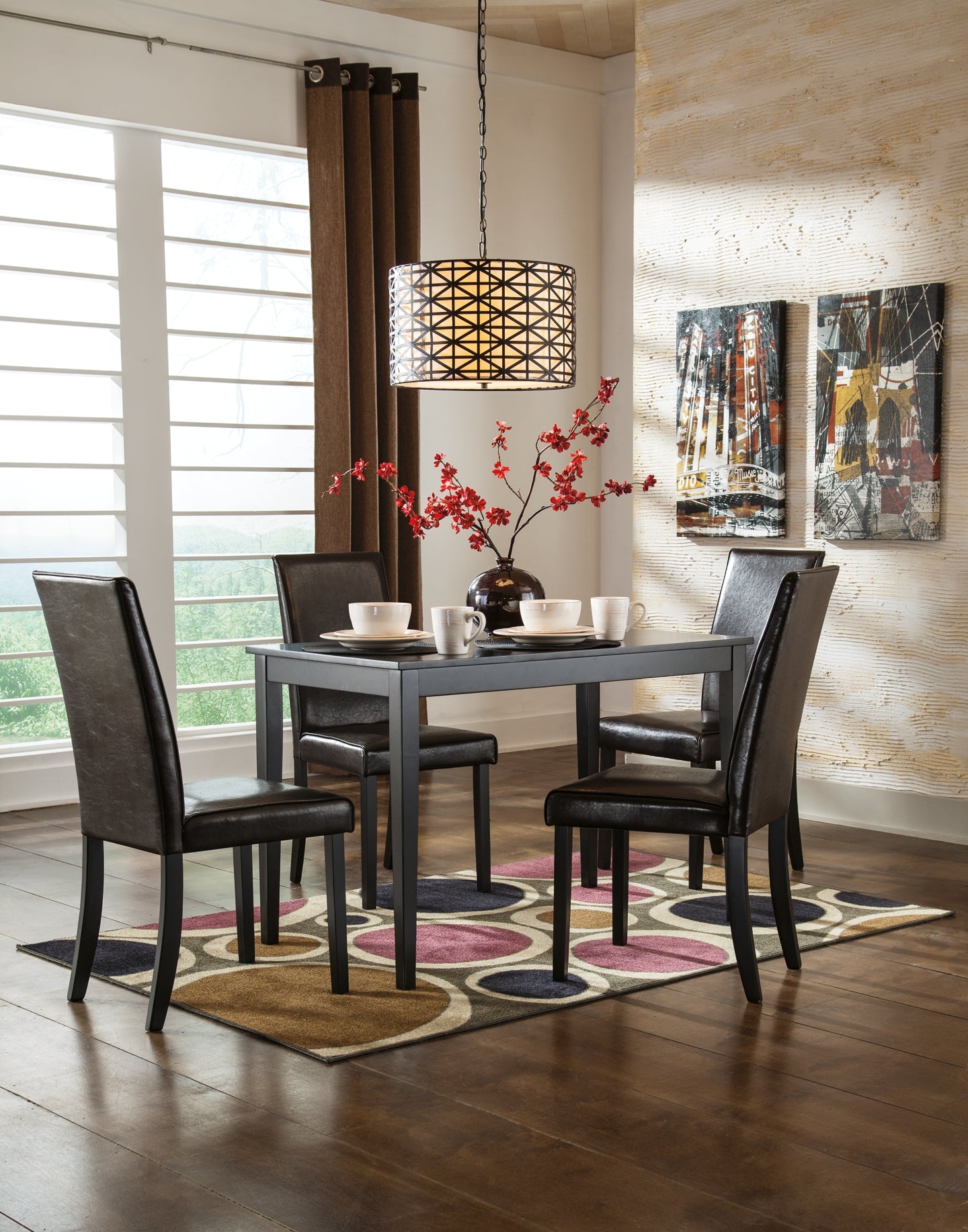 Kimonte Dining Table and 4 Chairs - Premier Furniture & Mattress