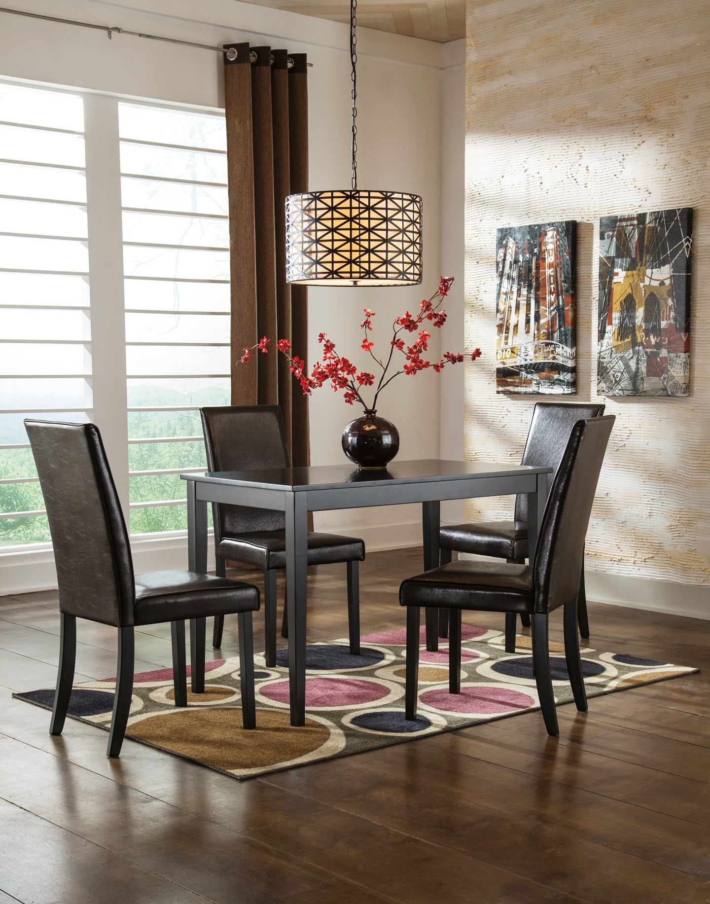 Kimonte Dining Table and 4 Chairs - Premier Furniture & Mattress