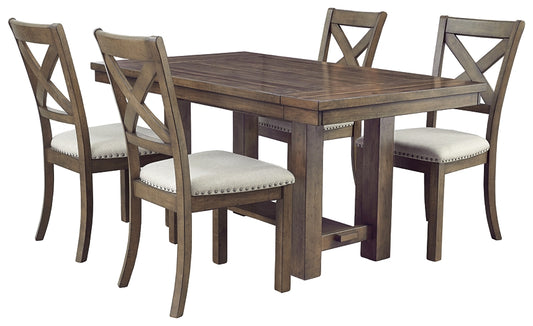 Moriville Dining Table and 4 Chairs - Premier Furniture & Mattress