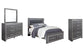 Lodanna Panel Bed With 2 Storage Drawers With Mirrored Dresser And Chest - Premier Furniture & Mattress