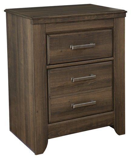 Juararo California King Poster Bed with Mirrored Dresser and 2 Nightstands - Premier Furniture & Mattress
