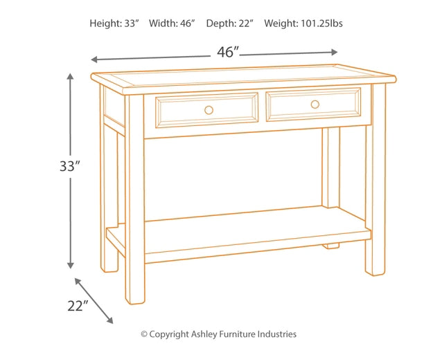 Bolanburg Sofa Table - Premier Furniture & Mattress