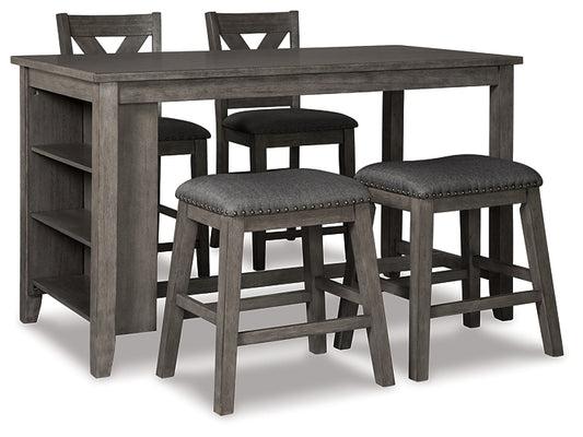 Caitbrook Counter Height Dining Table and 4 Barstools - Premier Furniture & Mattress