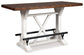 Valebeck Counter Height Dining Table and 4 Barstools - Premier Furniture & Mattress