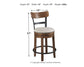 Valebeck Counter Height Dining Table and 4 Barstools - Premier Furniture & Mattress