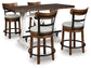 Valebeck Counter Height Dining Table and 4 Barstools - Premier Furniture & Mattress