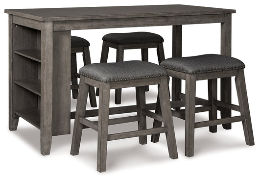 Caitbrook Counter Height Dining Table and 4 Barstools - Premier Furniture & Mattress
