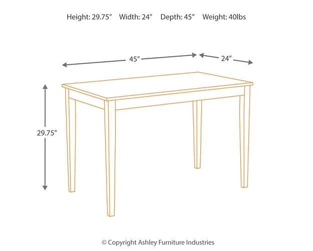 Kimonte Dining Table and 4 Chairs - Premier Furniture & Mattress
