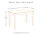 Kimonte Dining Table and 4 Chairs - Premier Furniture & Mattress