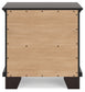 Covetown Full Panel Bed with Mirrored Dresser and 2 Nightstands