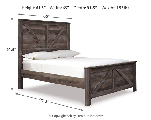 Wynnlow Crossbuck Panel Bed - Premier Furniture & Mattress
