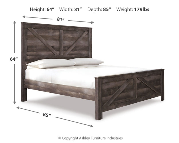 Wynnlow Crossbuck Panel Bed - Premier Furniture & Mattress