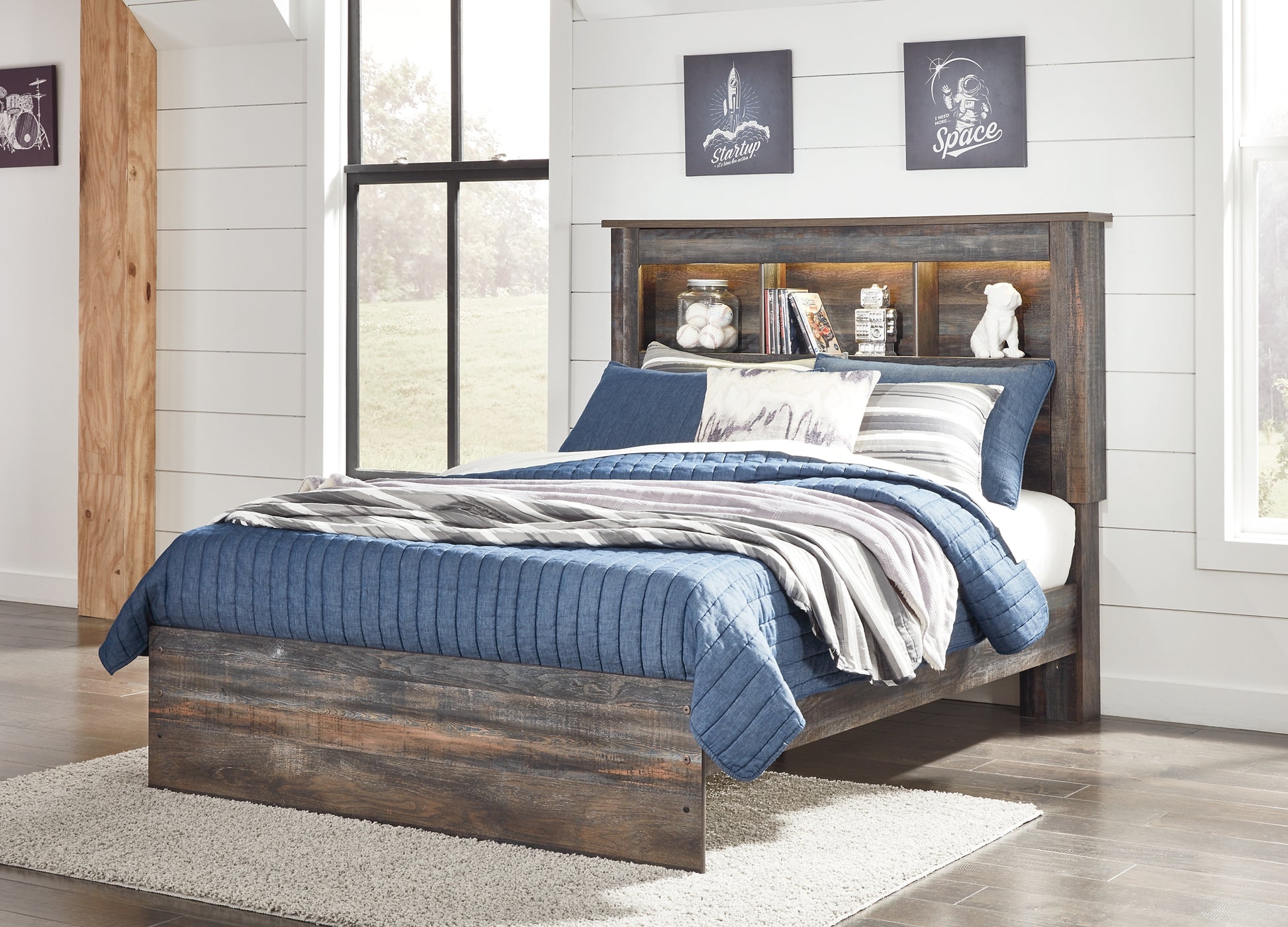 Drystan Bookcase Bed - Premier Furniture & Mattress