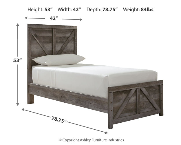 Wynnlow Crossbuck Panel Bed - Premier Furniture & Mattress
