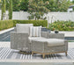Seton Creek Outdoor Lounge Chair and Ottoman