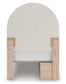 Arloster Twin Upholstered Panel Bed with Storage