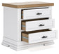 Ashbryn Queen Panel Storage Bed with Mirrored Dresser and Nightstand