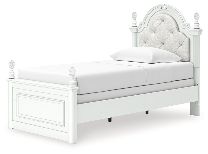 Kozlani Twin Upholstered Panel Bed