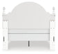 Kozlani Full Upholstered Panel Bed, Dresser and Mirror