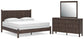 Pamytta King Panel Bed, Dresser and Mirror