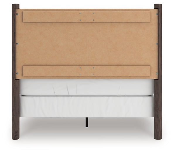 Pamytta Full Panel Bed, Dresser, Mirror and Nightstand