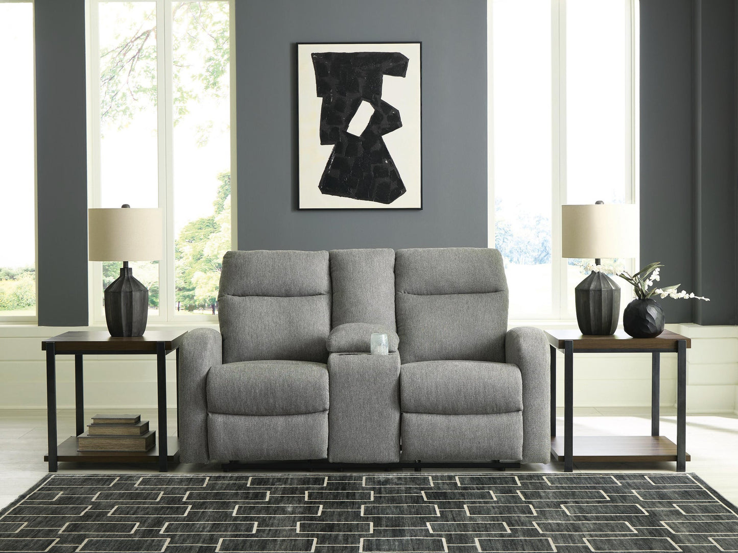 Gauntlet DBL Rec Loveseat w/Console