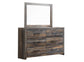 Drystan King/California King Bookcase Headboard, Dresser, Mirror, Chest and Nightstand