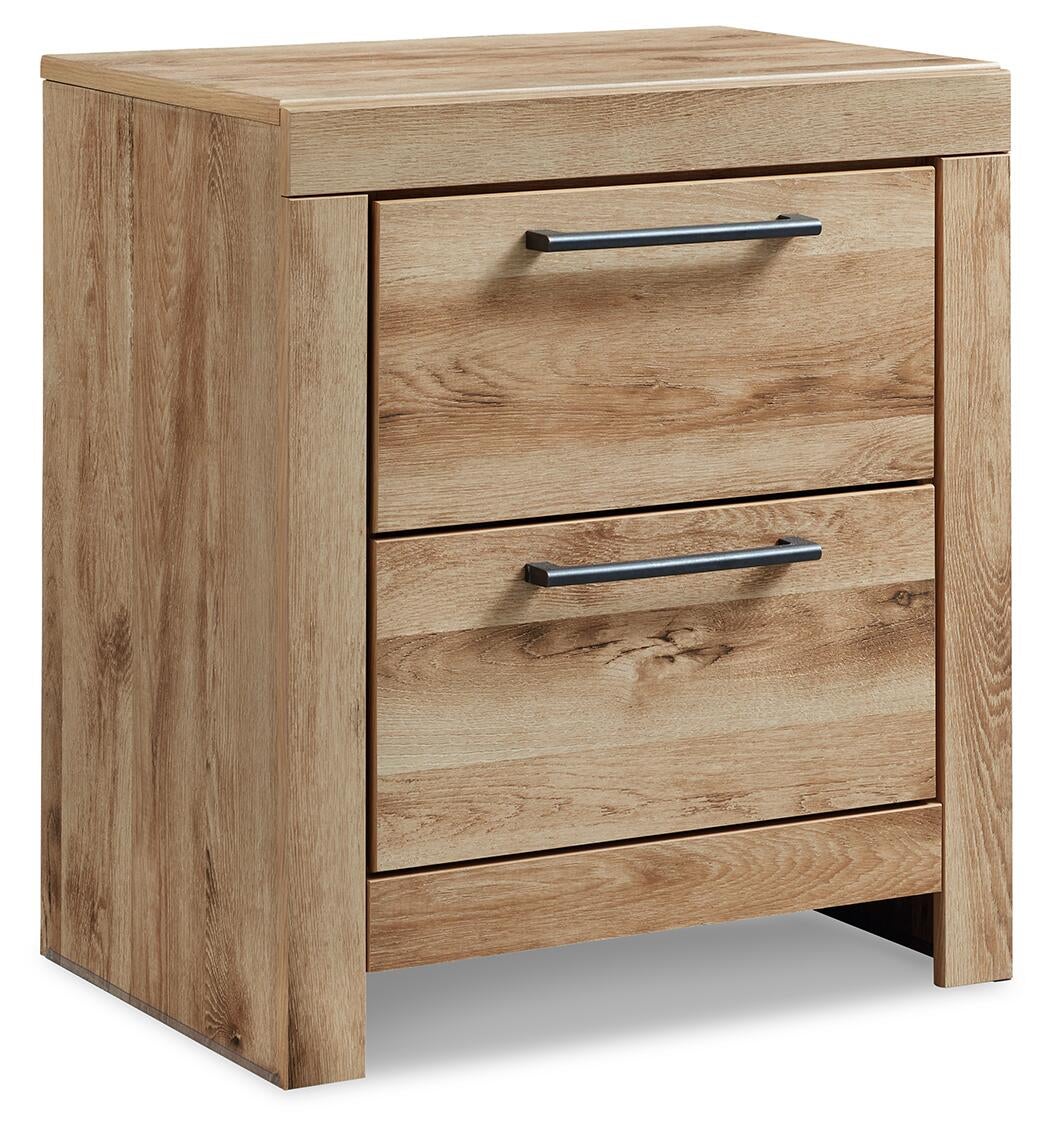 Hyanna King Panel Storage Bed with 2 Under Bed Storage Drawers, Dresser, Mirror, Chest and Nightstand