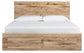 Hyanna Queen Panel Storage Bed with 1 Under Bed Storage Drawer, Dresser, Mirror, Chest and Nightstand