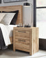 Hyanna Queen Panel Storage Bed with 1 Under Bed Storage Drawer, Dresser, Mirror, Chest and Nightstand