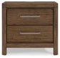 Cabalynn King Panel Bed with Storage with Mirrored Dresser and Nightstand